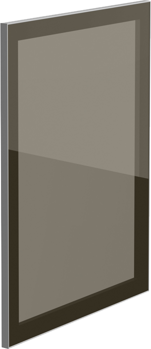 Porte avec cadre en verre Stopsol