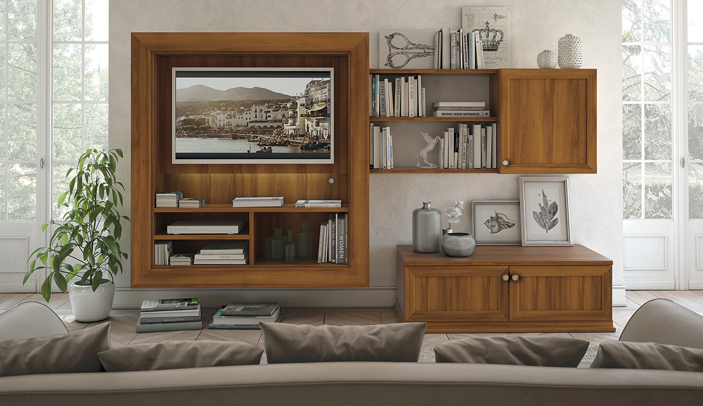 ARCADIA • Mobili per Soggiorno in Stile Classico