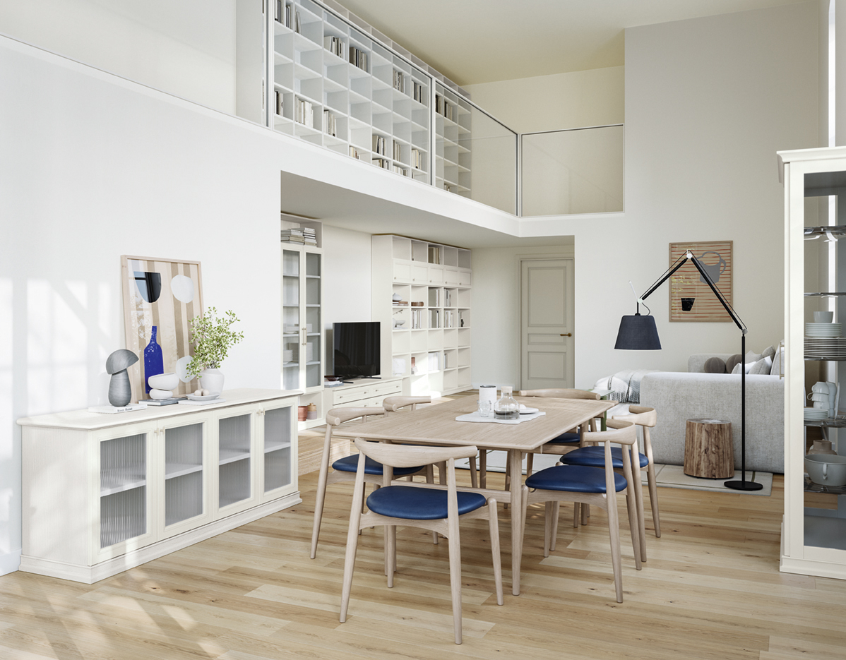 Arredamento salotto libreria arcadia mezzogiorno moderno ar gio l001 p12 13