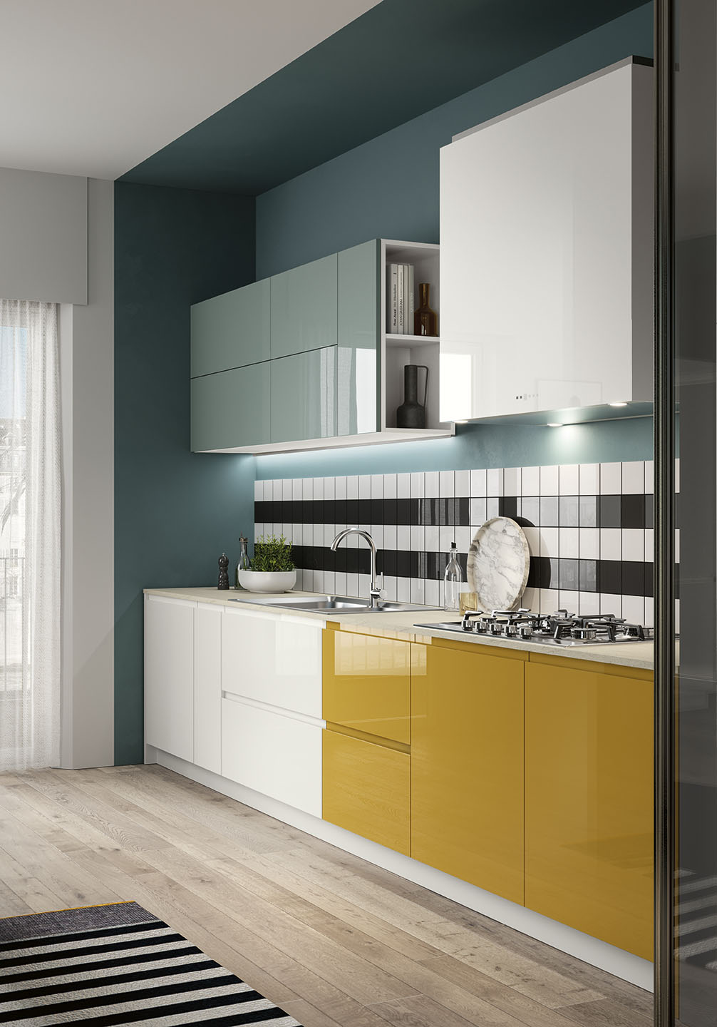 Cucina moderna eleganza essenziale colori neutri pura3 pag 48 pura