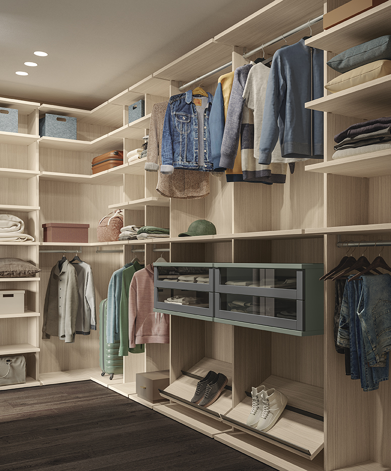 Cameretta ragazzi moderna golf young space suddividere lo spazio go y01 p12