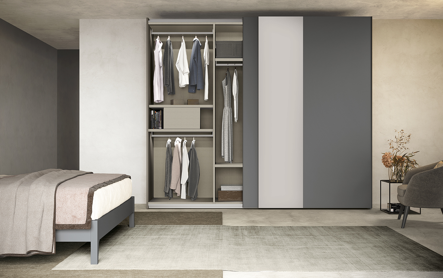 La résidence chaleureuse et matérielle