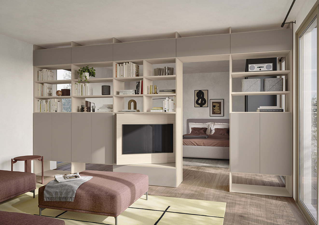 Arredamento casa tendenza stile n&d living space loft essenziale go l17 p110 111