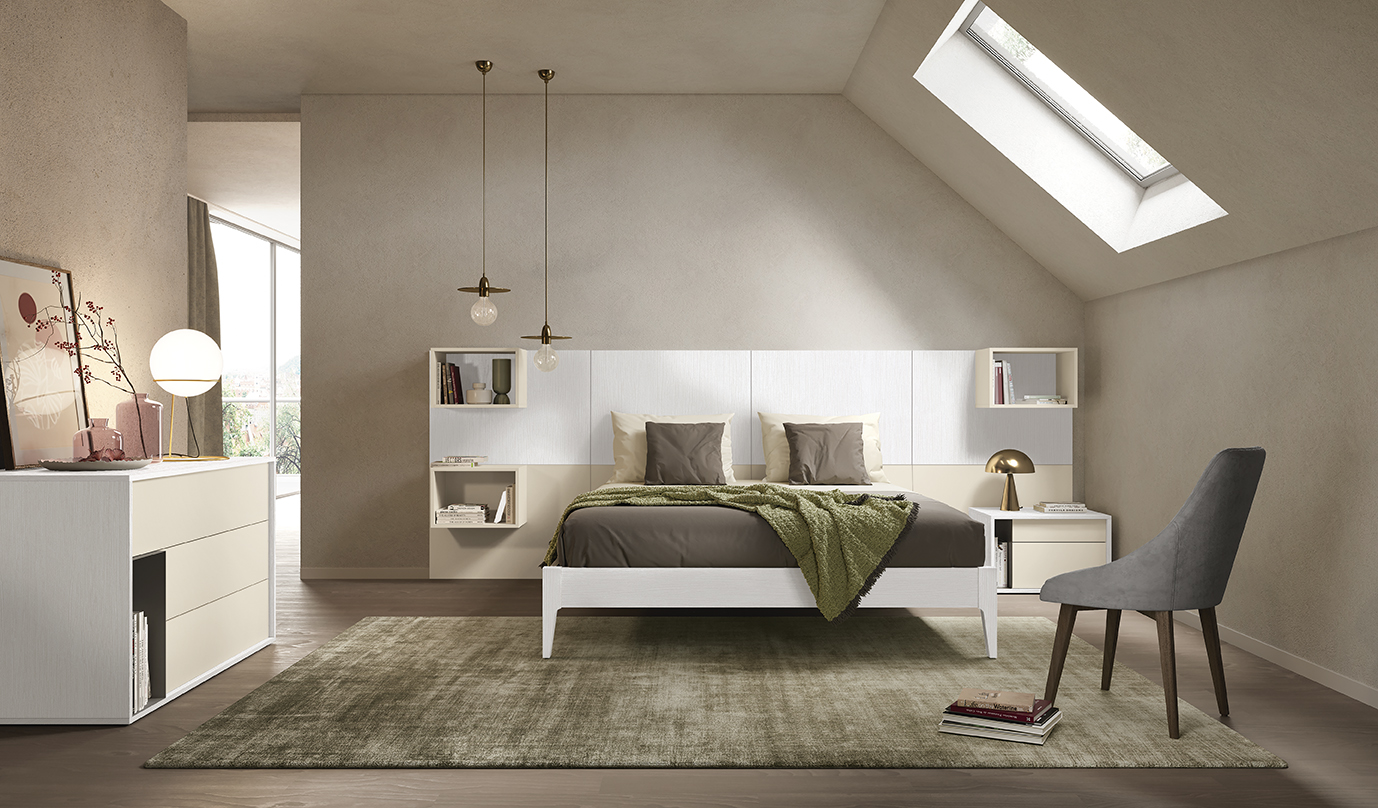 Arredamento casa tendenza stile n&d night space habitat giovane dinamico go n05 p44 45