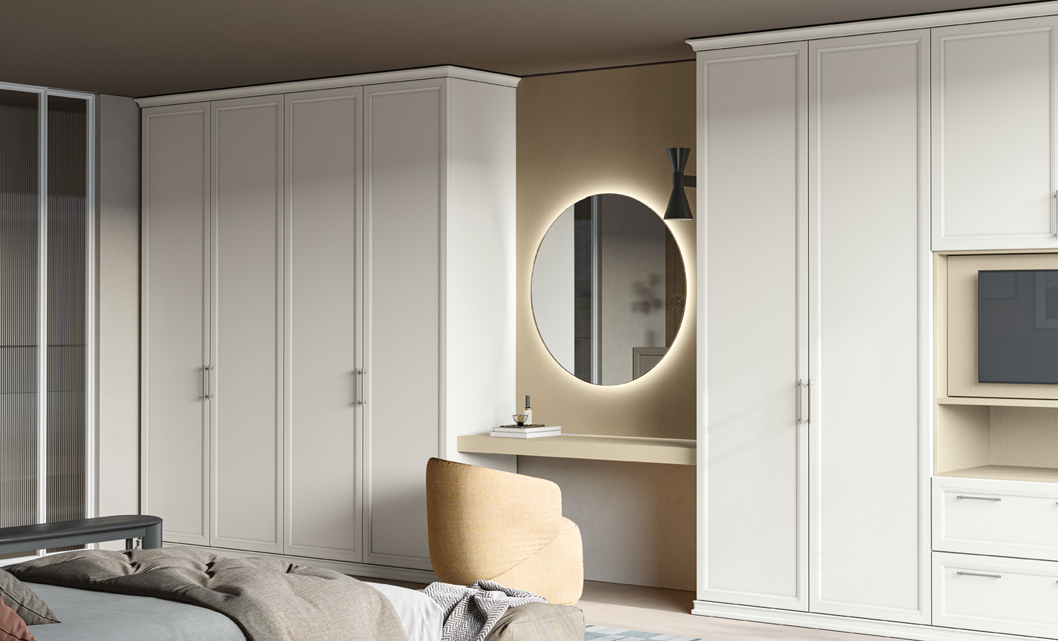 Composizione arredamento camera arcadia mezzanotte moderno ar mno am001 p10 11.