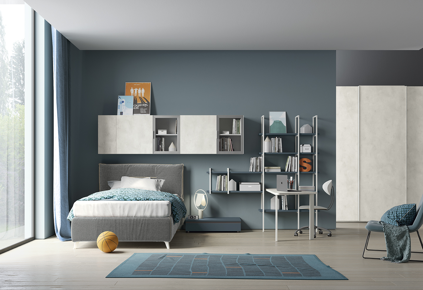 Libreria armadi archivi golf young space esporre ed archiviare go y27 p198