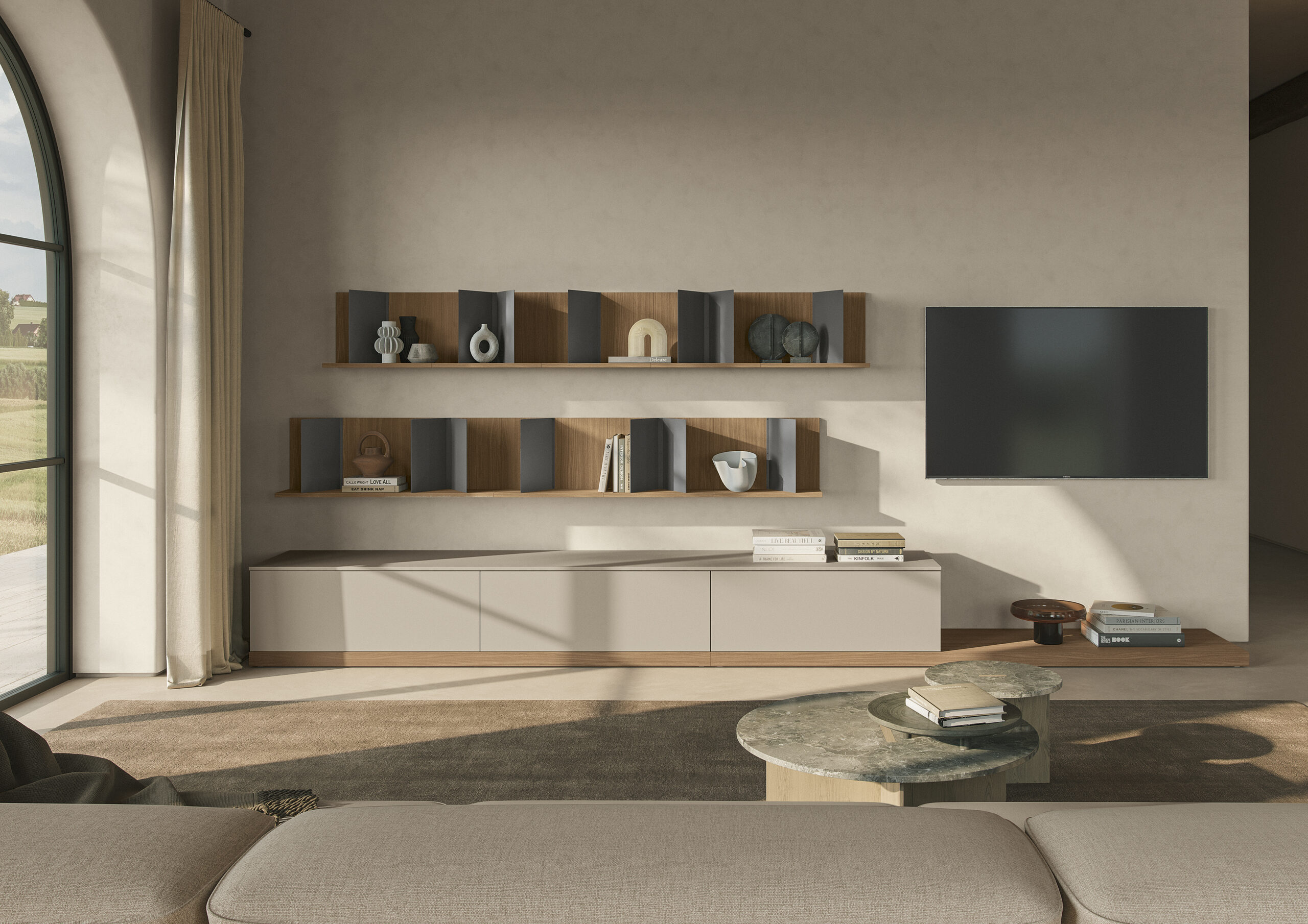 Arredamento ambiente salotto casa golf news 2025 zona giorno go news l01 p22 23