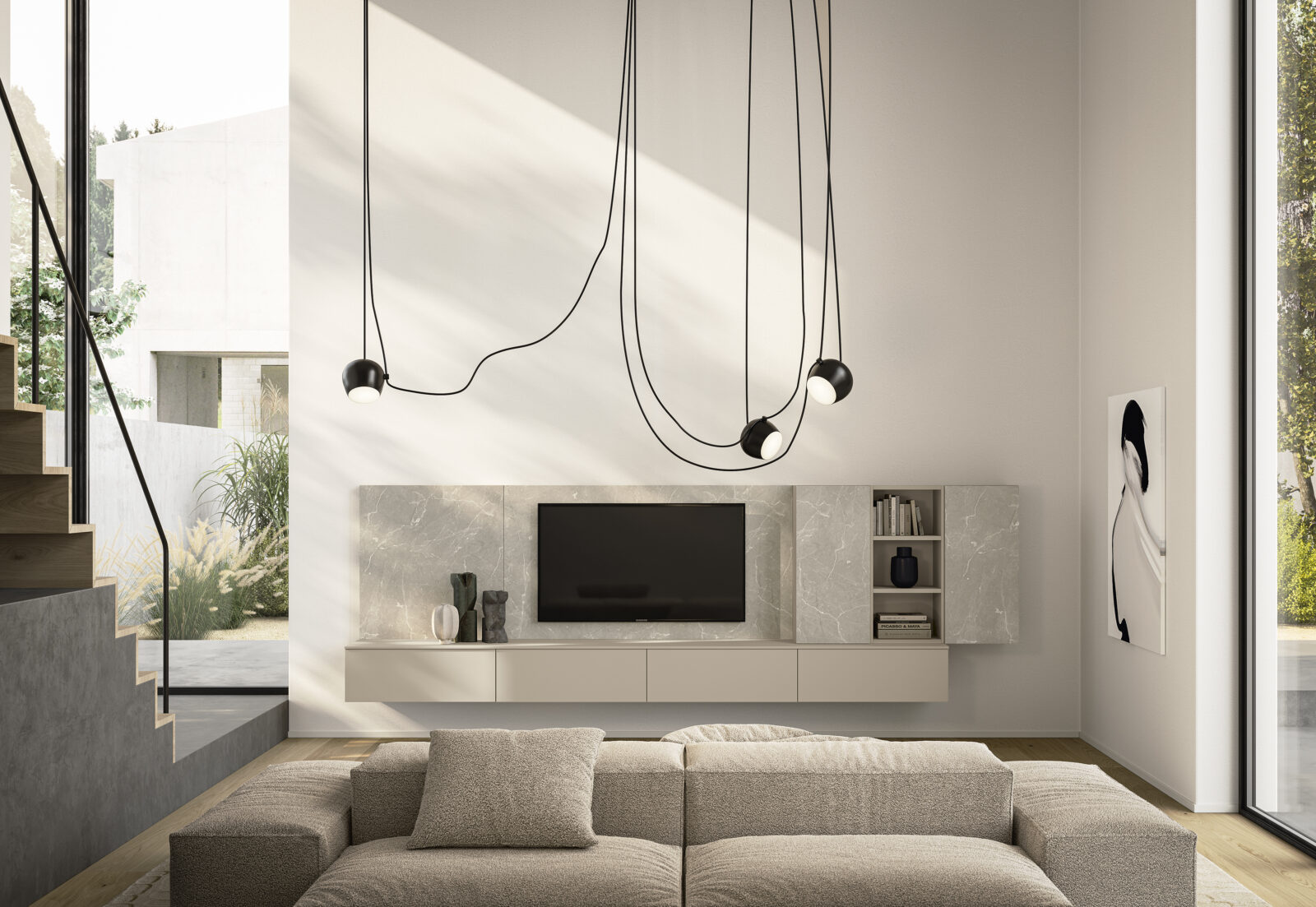 Arredamento ambiente salotto casa golf news 2025 zona giorno go news l03 p66 67