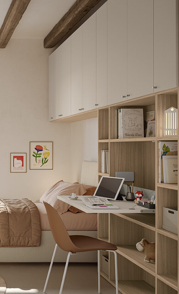 Armadi design camerette armadio battente GO K125 P194