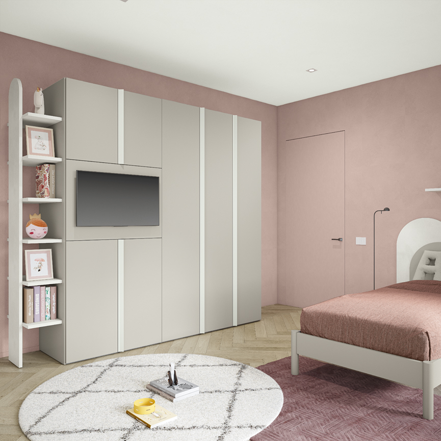 Armadi design camerette armadio battente vo kid c002 p14 15
