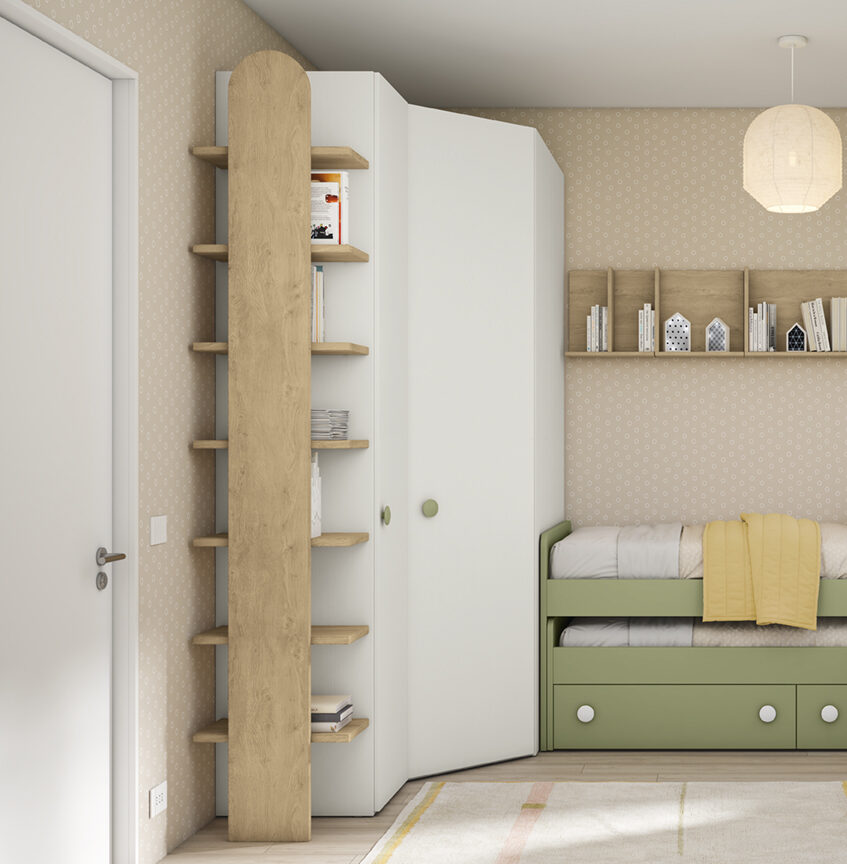 Armadi design camerette armadio battente vo kid c004 p22 23