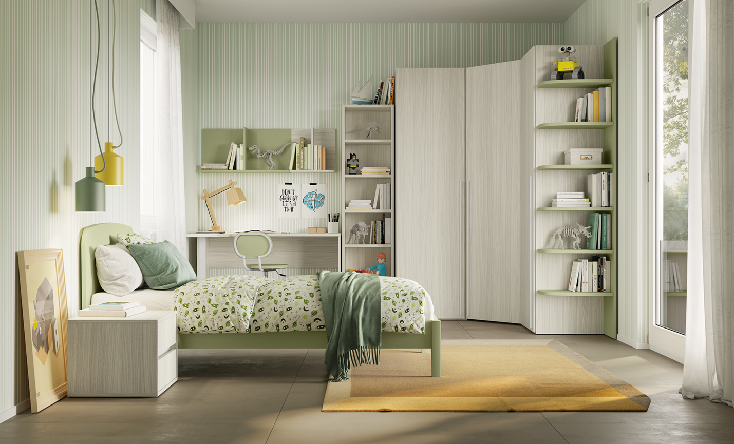 Armadi design camerette armadio battente vo kid c022 p102 103