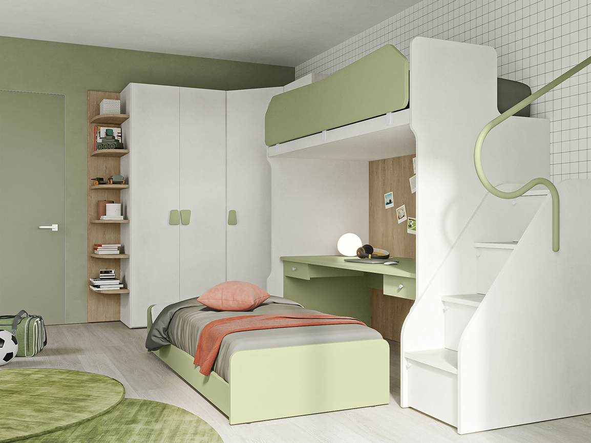 Armadi design camerette armadio battente vo kid c033 p158