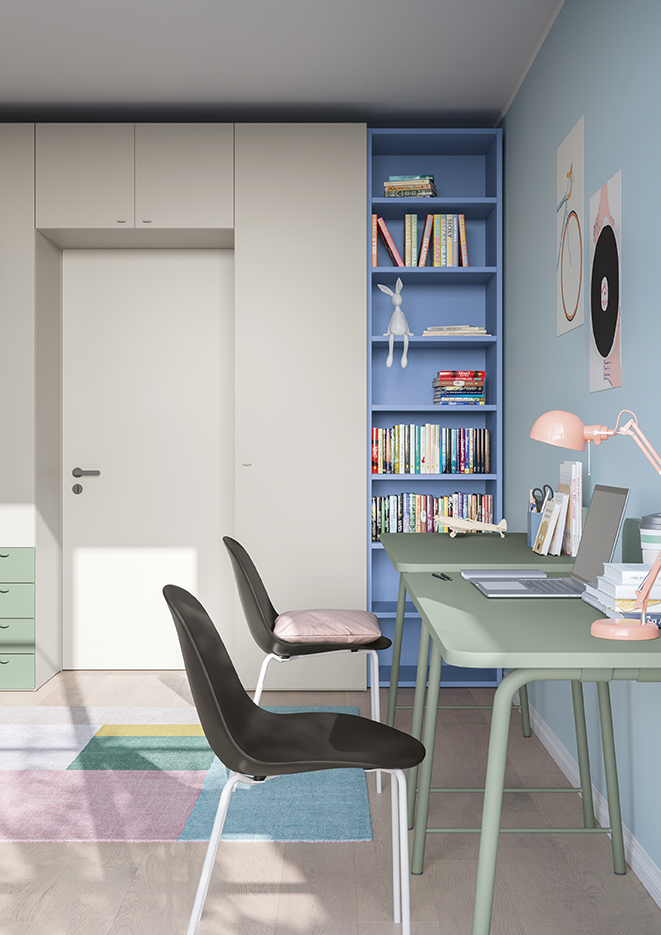 Armadi design camerette armadio passaggio GO K140 P312