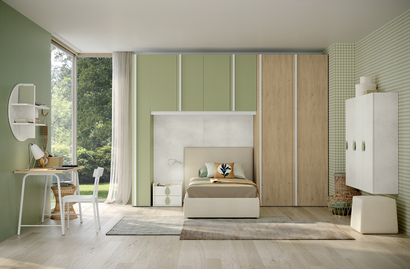 Armadi design camerette armadio ponte vo kid c025 p116 117