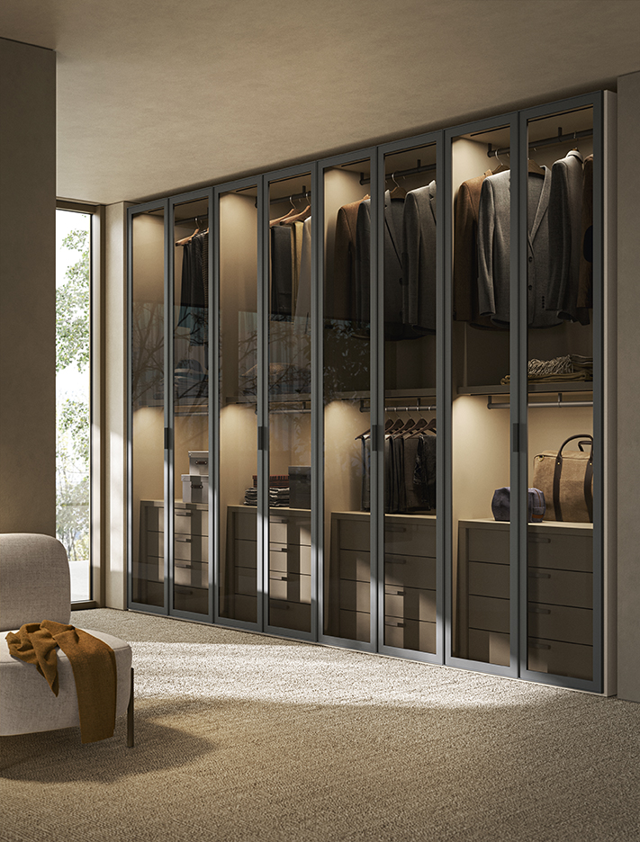 Armadi design moderni ante battenti ND N101 P20