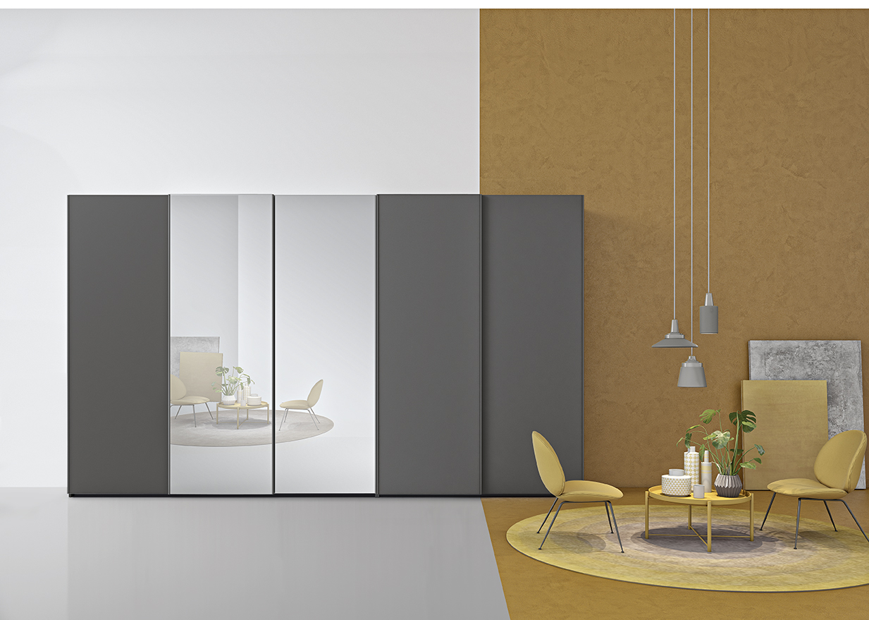 Armadi design moderni camera matrimonle ante scorrevoli ggo u35 p120 121