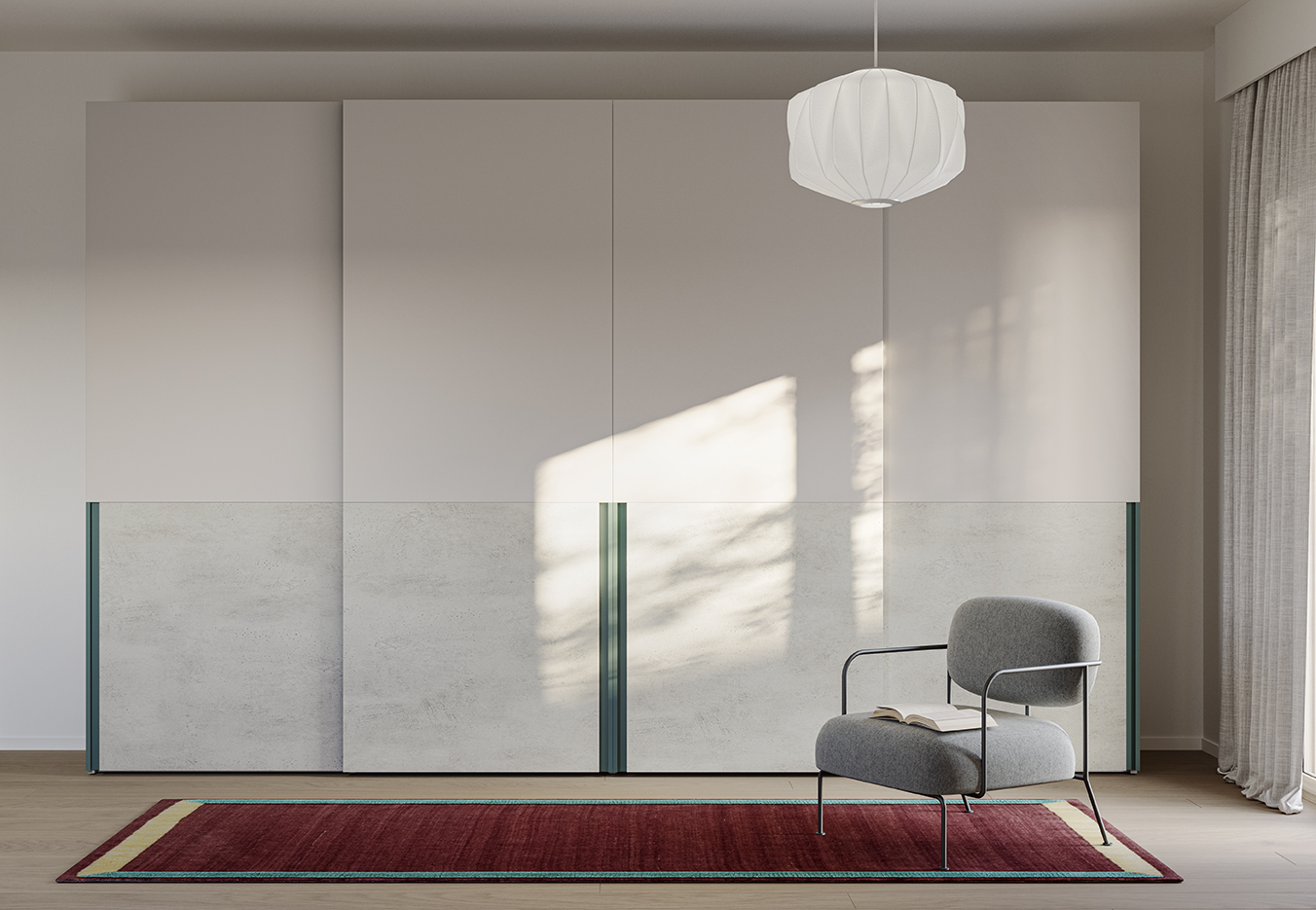 Armadi design moderni camera matrimonle ante scorrevoli go w20 p86 87