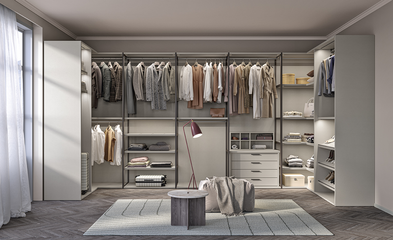 Armadi design moderni camera matrimonle cabina armadio ggo w21 p92 93