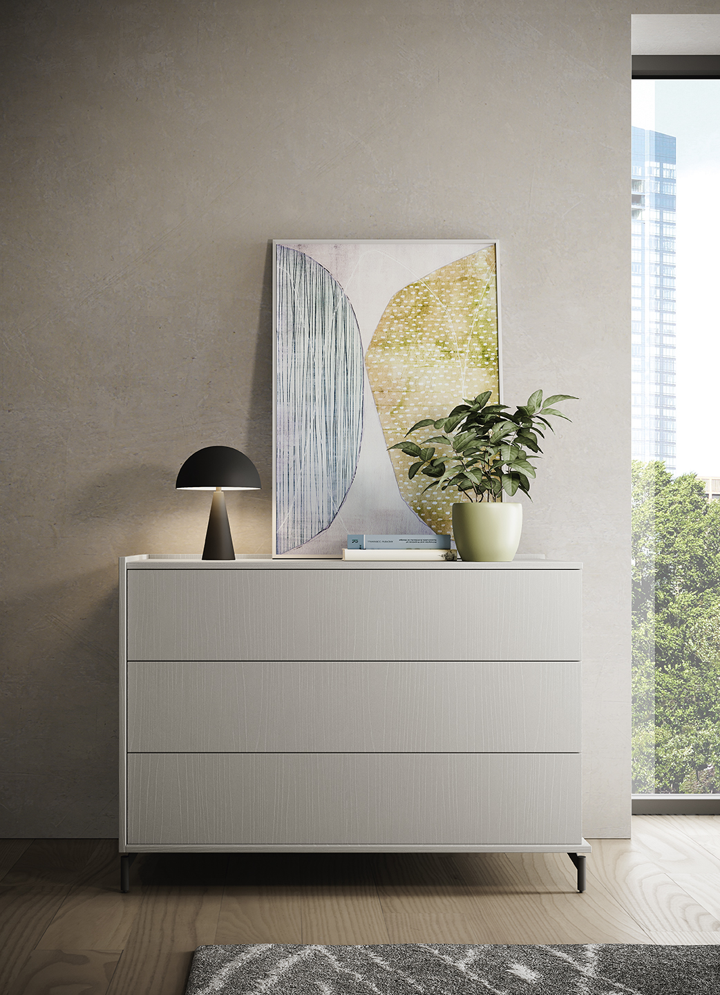 Cassettiera letto accessori design bold n&d go n08 p66