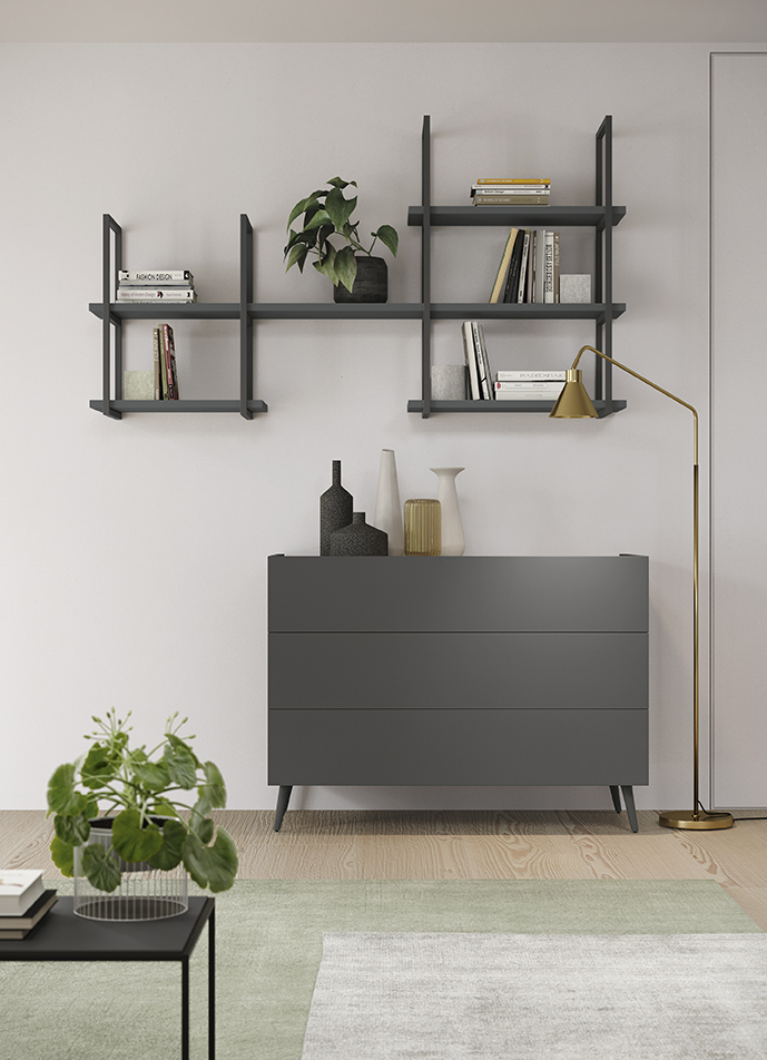 Cassettiera letto accessori design tower n&d go n07 p60