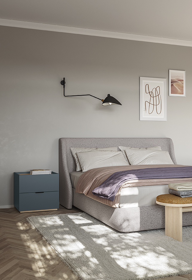 Cassettiera letto accessori design label n&d go n22 p158