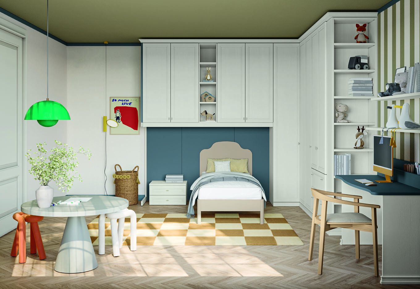 Comodino accessori design moderni camere ar nme ac027 p192