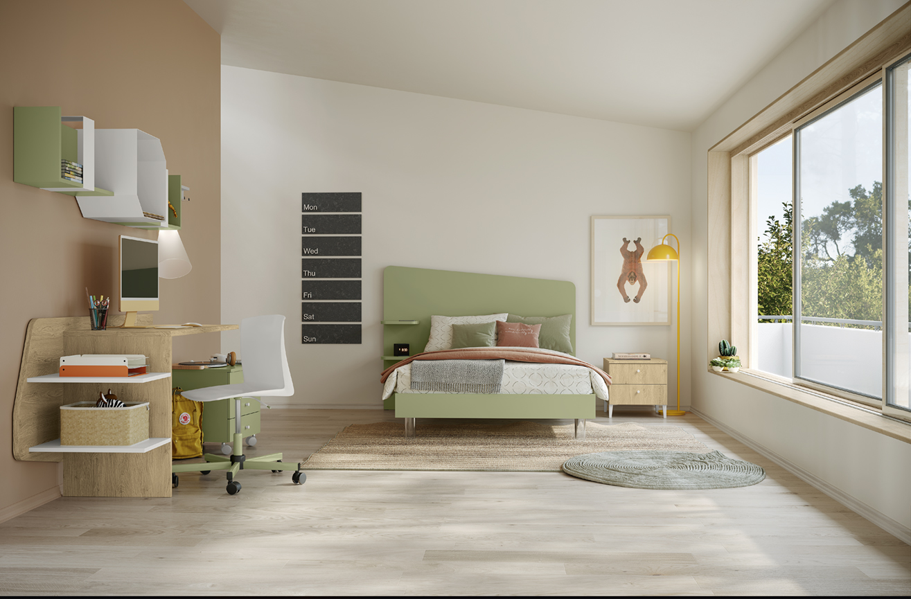 Comodino accessori design moderni camere vo kid c0112 p60 61