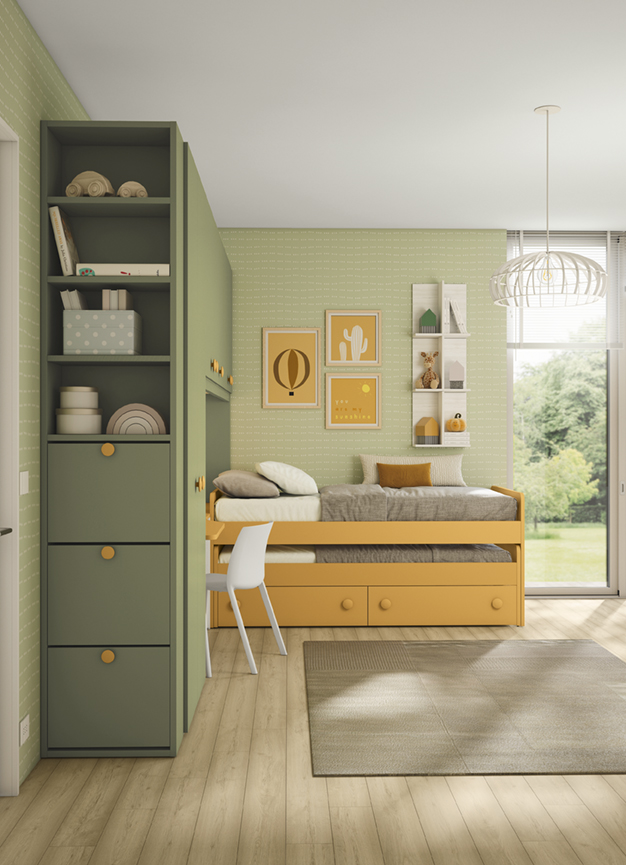 Letti multifunzione design moderni camere volo kids letto spike vo kid c024 p115