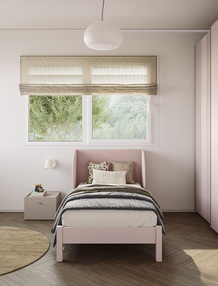 Letti singoli design moderni camere GOLF KID LETTO CUFFIA GO K10 P84