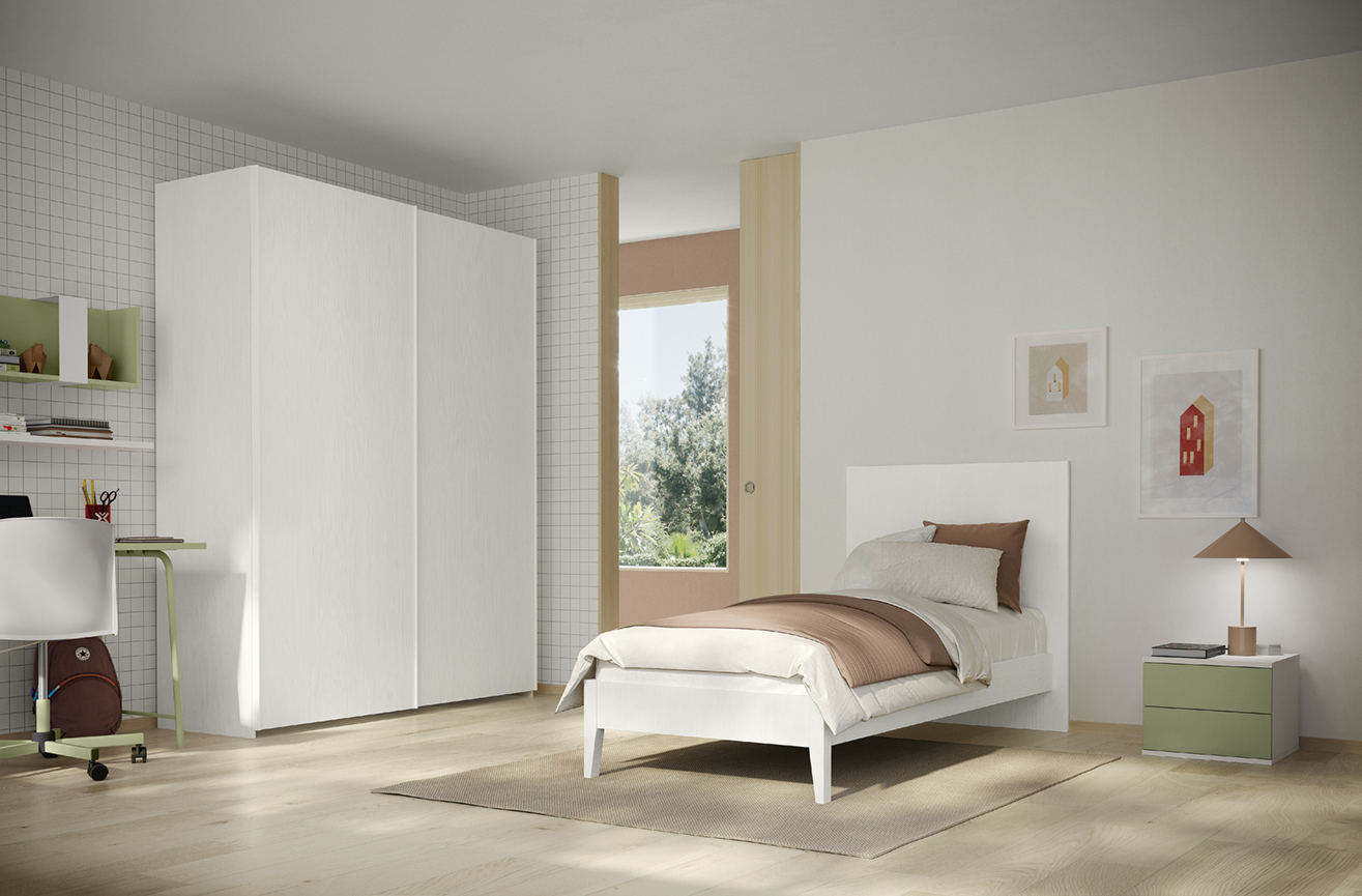 Letti singoli design moderni camere volo kids letto layer vo kid c011 p59