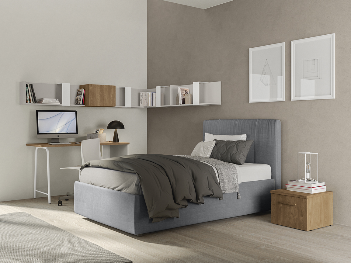 Letti singoli design moderni camere volo kids letto rapsody vo kid c0115 p74 75