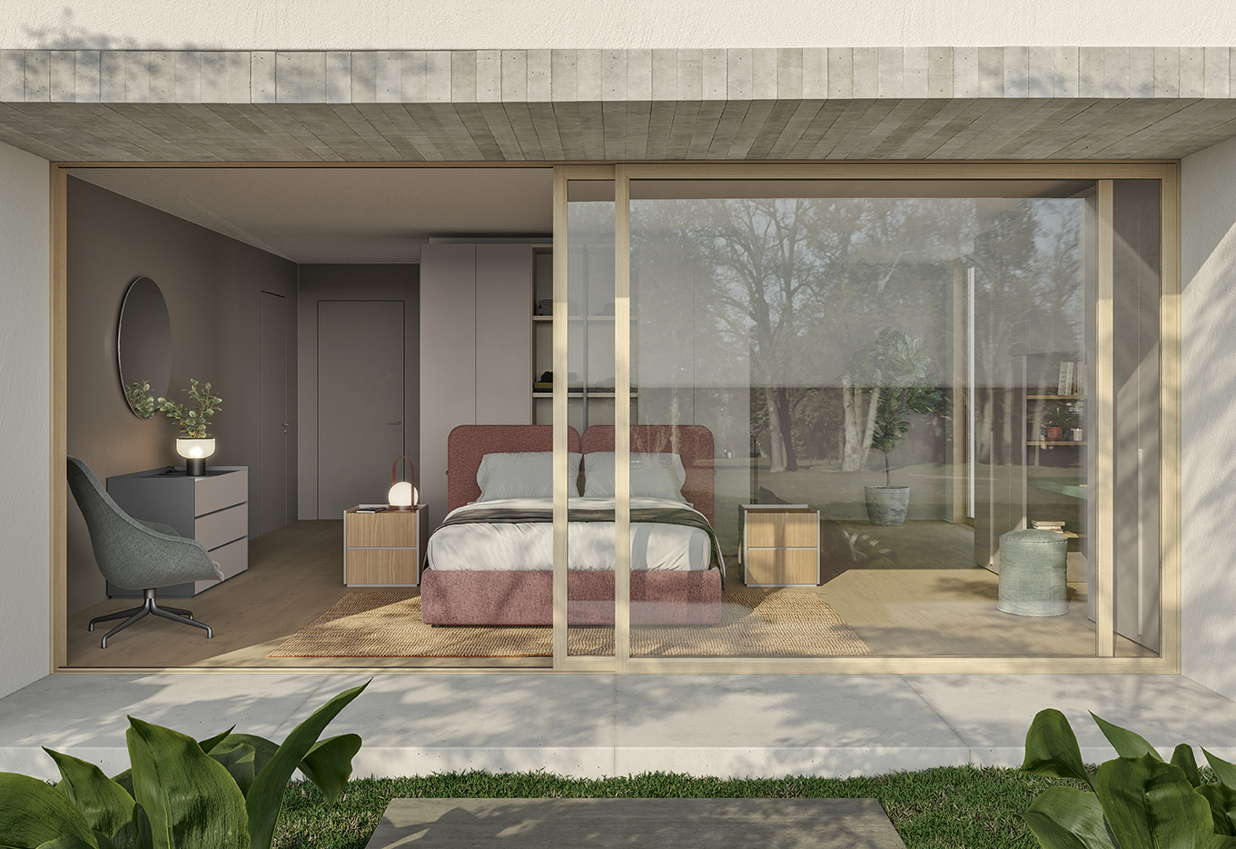 Letto design imbottito moderno go letto alba go n01 p12 13