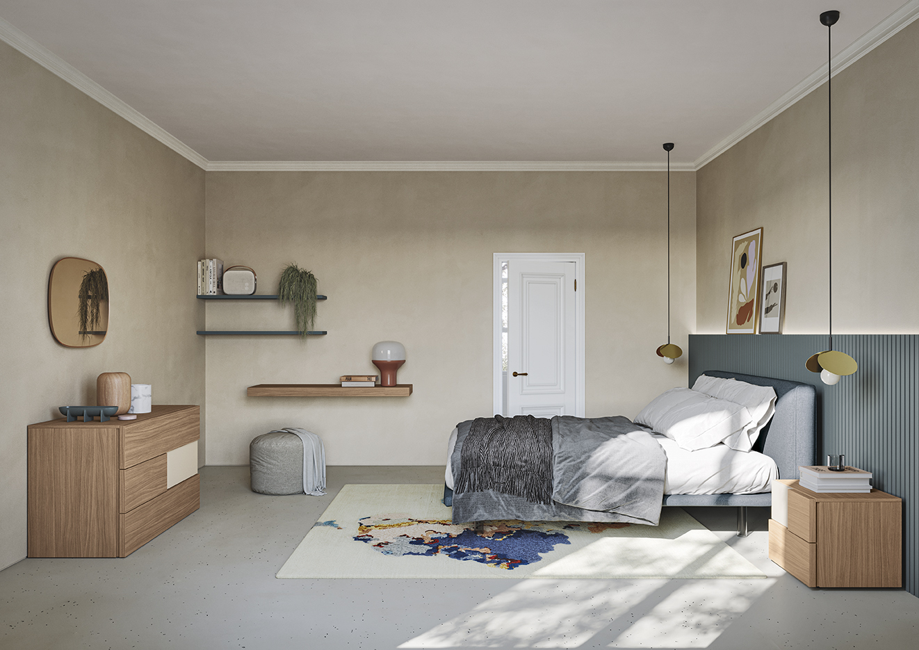 Letto design imbottito moderno go letto unique go n23 p162 163