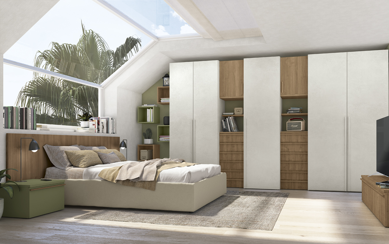 Letto design testata continua letto kant vo not m015 p76 77