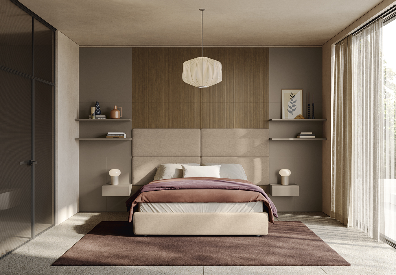 Letto design testata continua letto darsena GO H101 P16