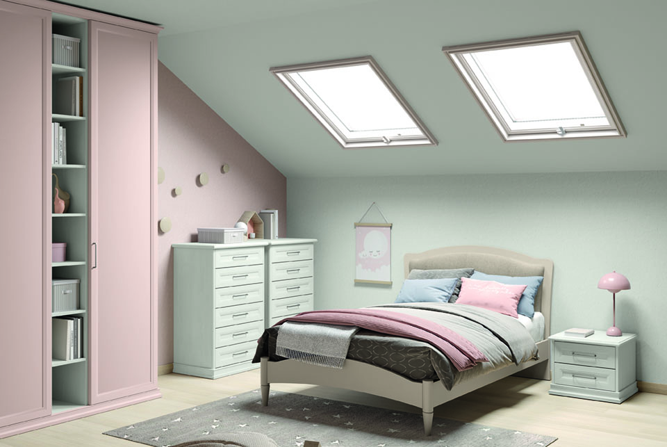 Letto testata imbottita design classico camere kids letto omega ar nme ac005 p42 43