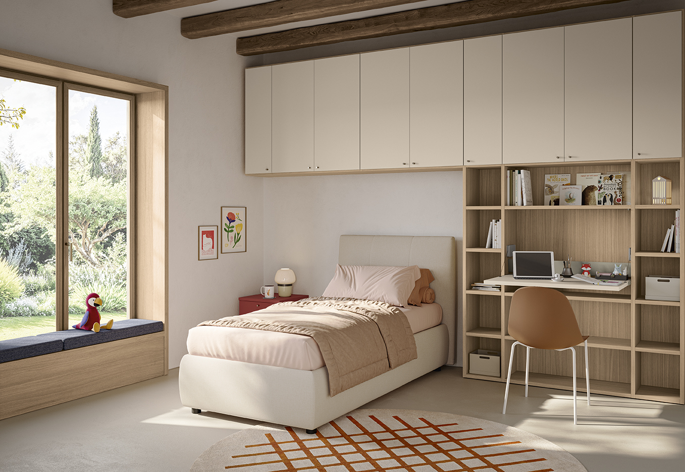 Libreria accessori camerette GO K125 P192