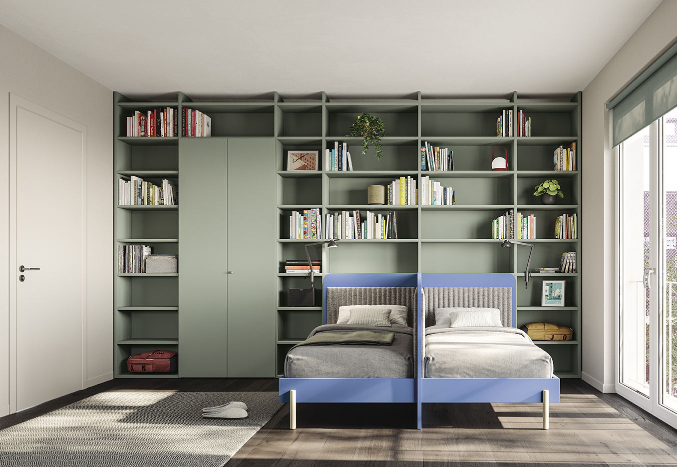 Libreria accessori camerette GO Y01 P08