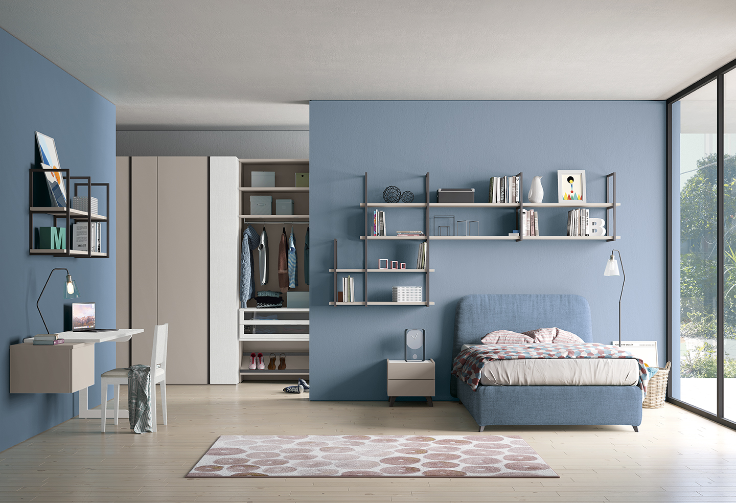 Libreria accessori camerette go y26 p192 193