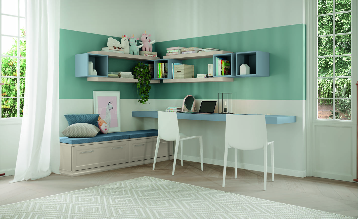 Mensole accessori camerette ar nme ac024 p175