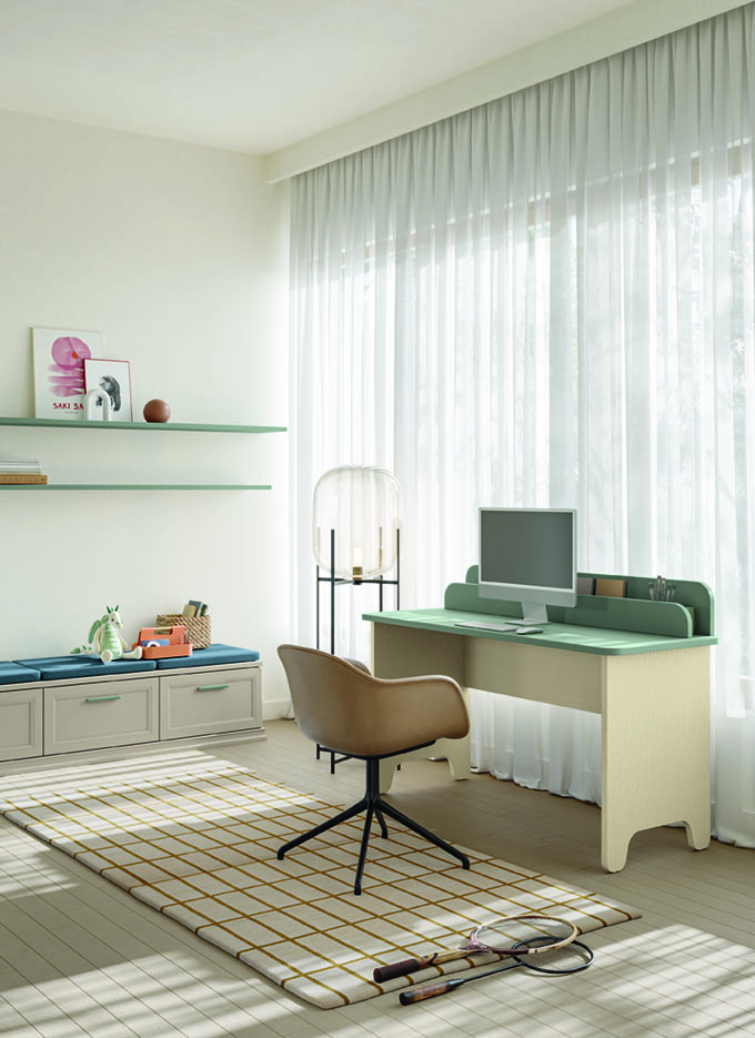 Scrivanie bambini ragazzi ergonomiche moderne ar nme ac003 p28 29