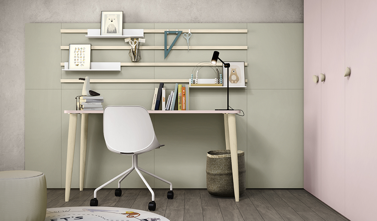 Scrivanie bambini ragazzi ergonomiche moderne GO A02 P136