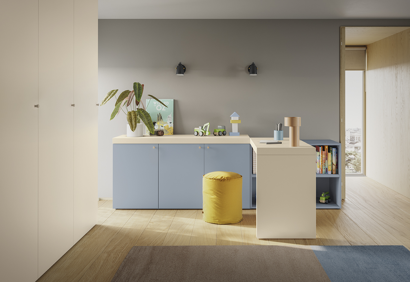 Scrivanie bambini ragazzi ergonomiche moderne go k31 p224 225