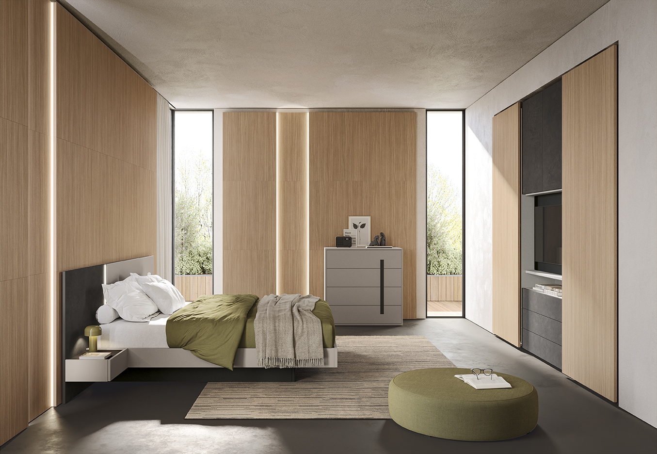 Cassettiera letto accessori design ND N102 P26