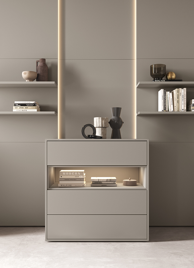 Cassettiera letto accessori design ND N105 P59